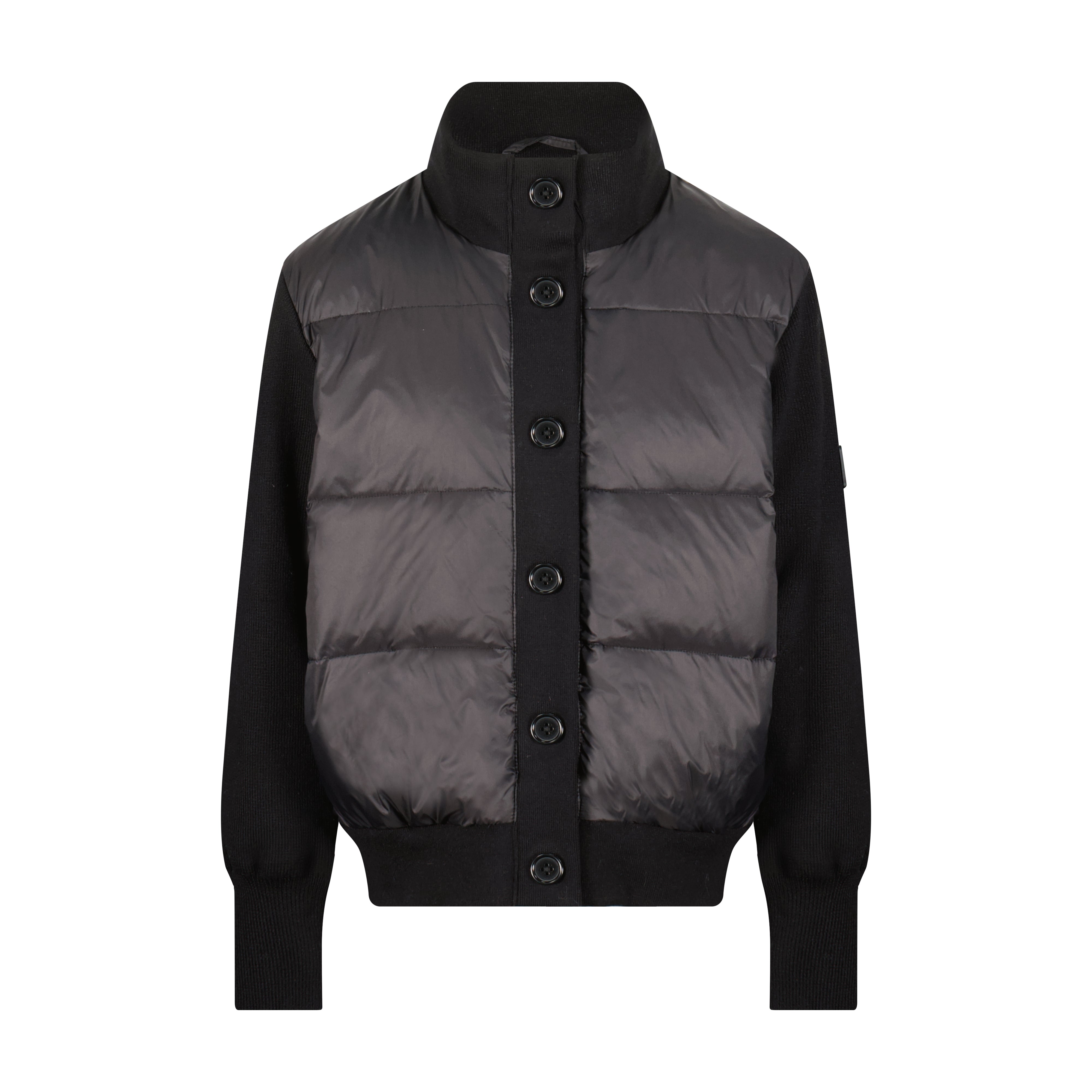 Scotch Bonnet Sweater sleeve puffer jacket