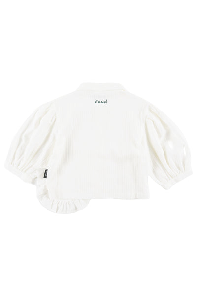 Ruffle pocket woven shirt by Loud