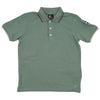 Green solid polo by Colmar