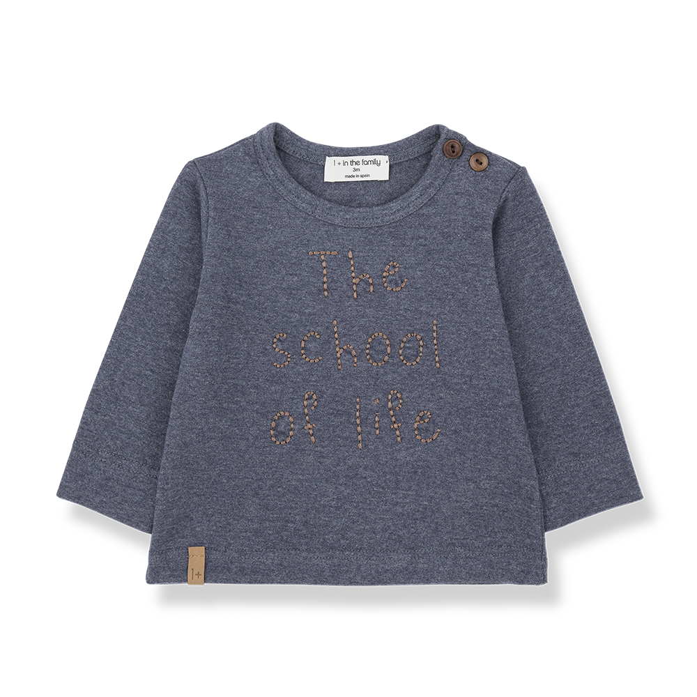 1 + In The Family Harald denim t-shirt + leggings Set