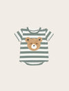 Furry huxbear Stripe T-shirt by Hux Baby