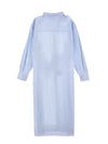 Tie belt poplin shirt dress by Philosophy