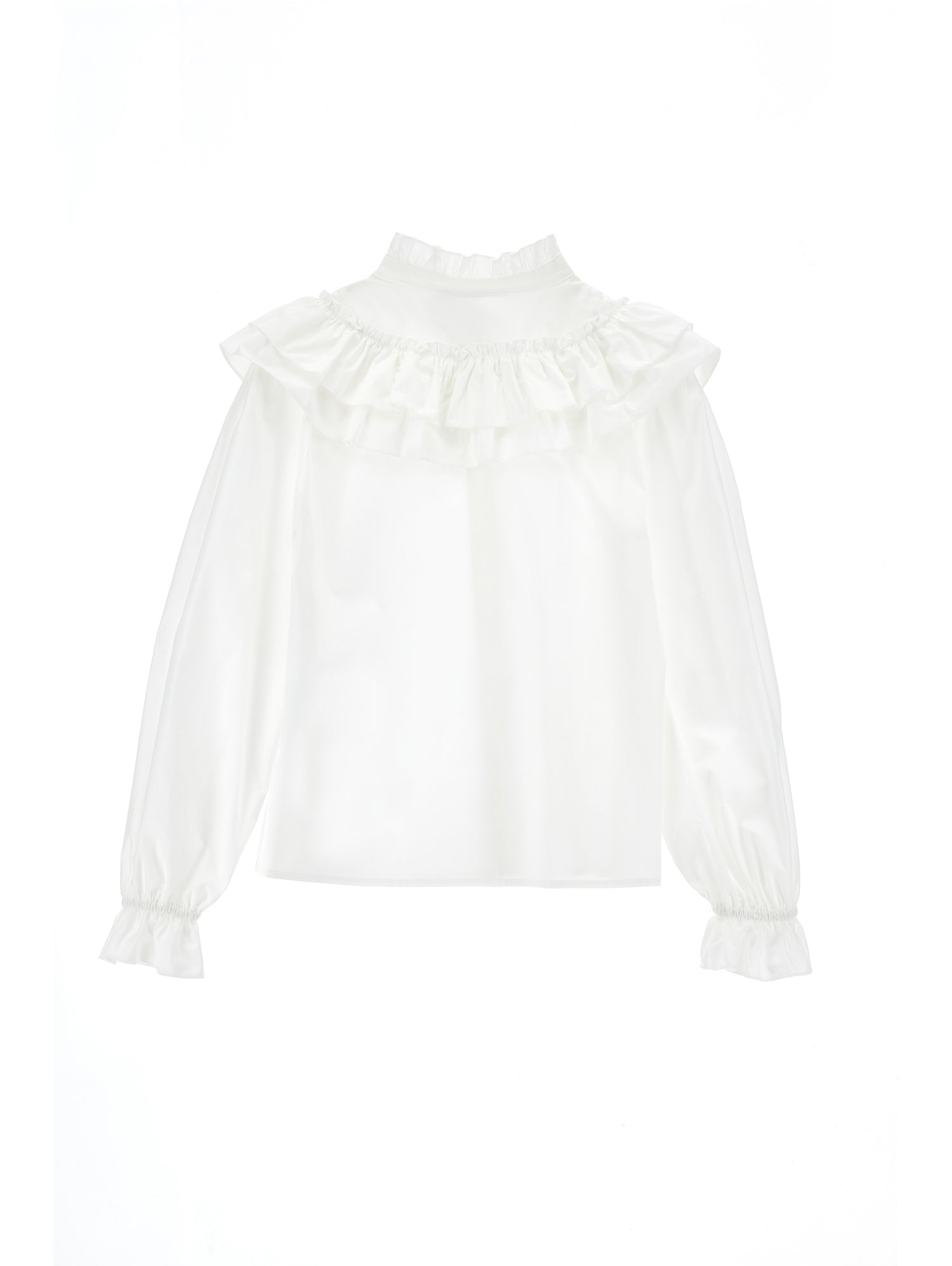 Philosophy Ruffled white blouse