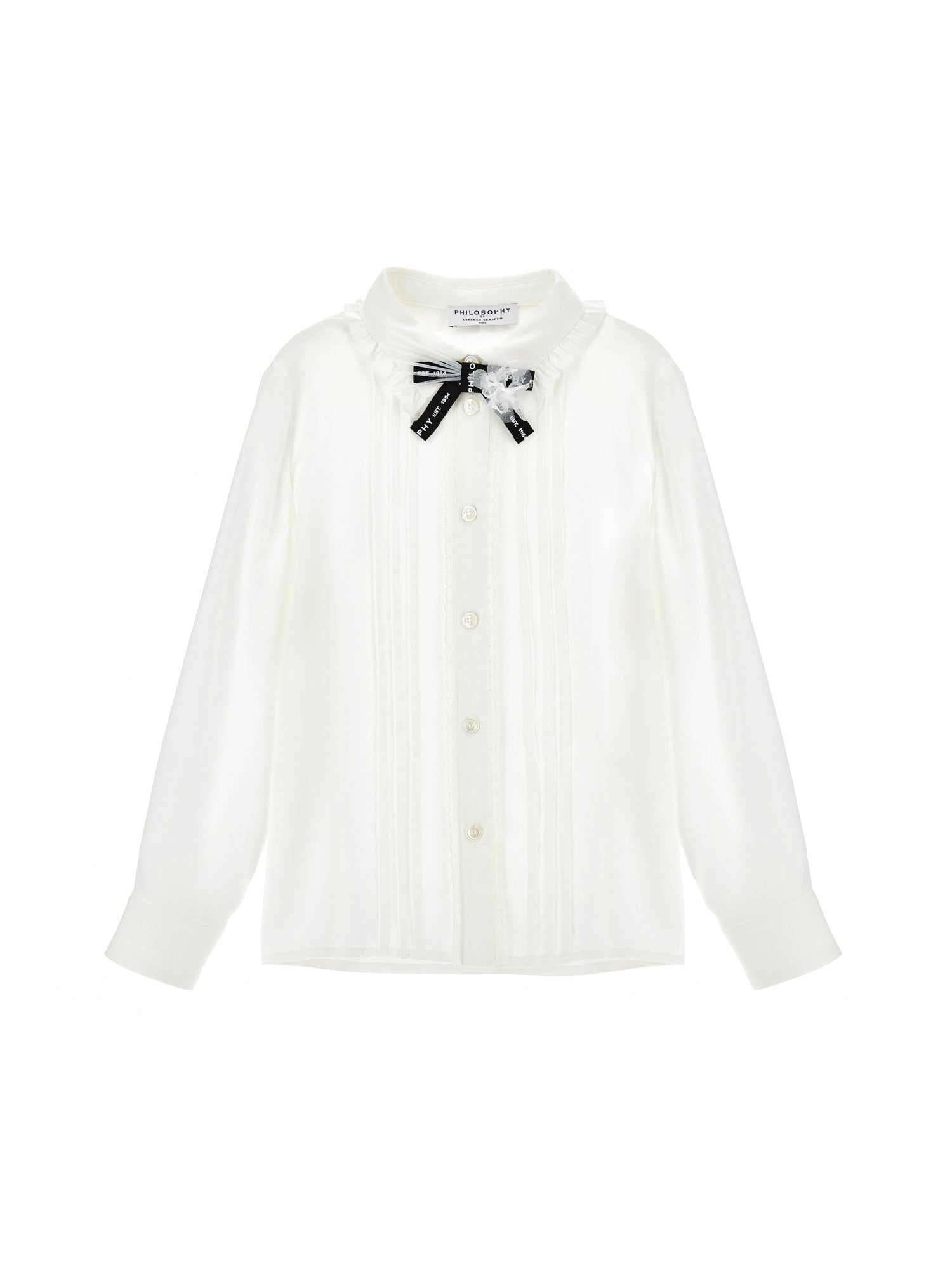 Philosophy Lace edge ruffle collar shirt