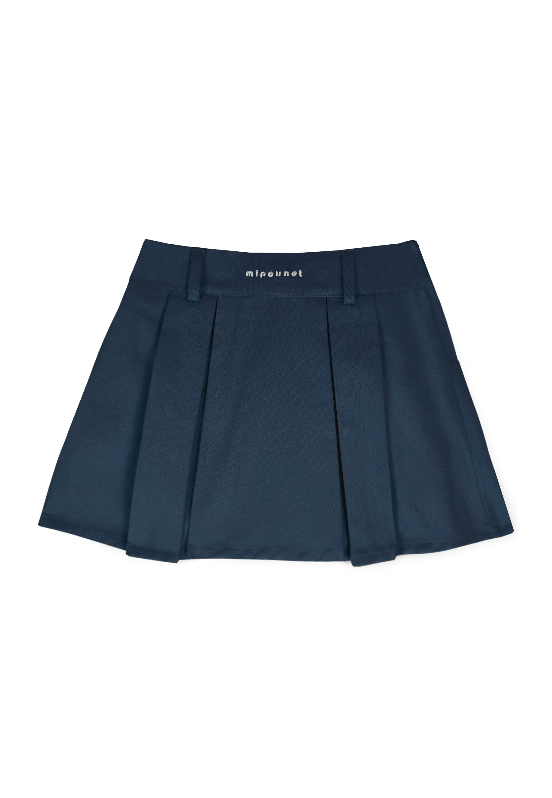 Mipounet Nina pleated blue skirt