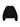 Philosophy Rope scrunch sleeve black sweatshirt