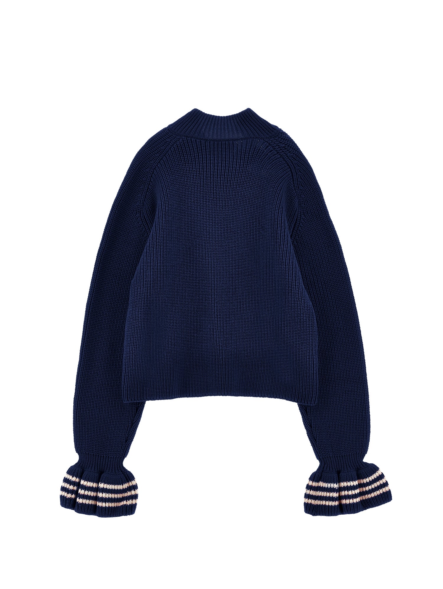 Philosophy Bow neck blue sweater