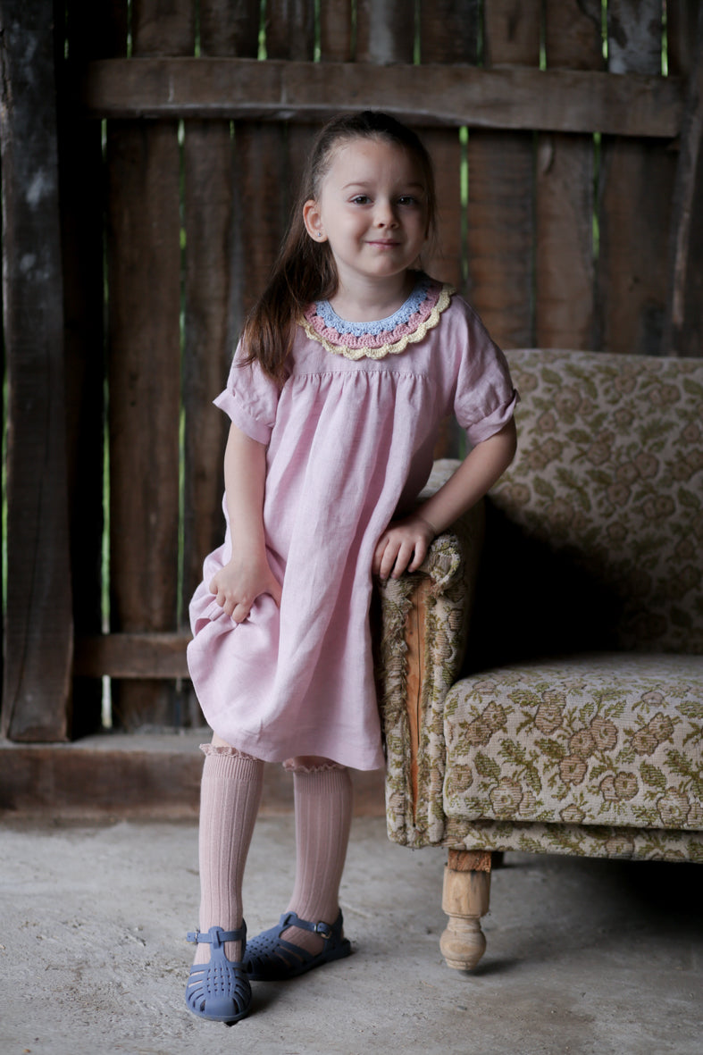 Maria dusty pink dress by Kalinka
