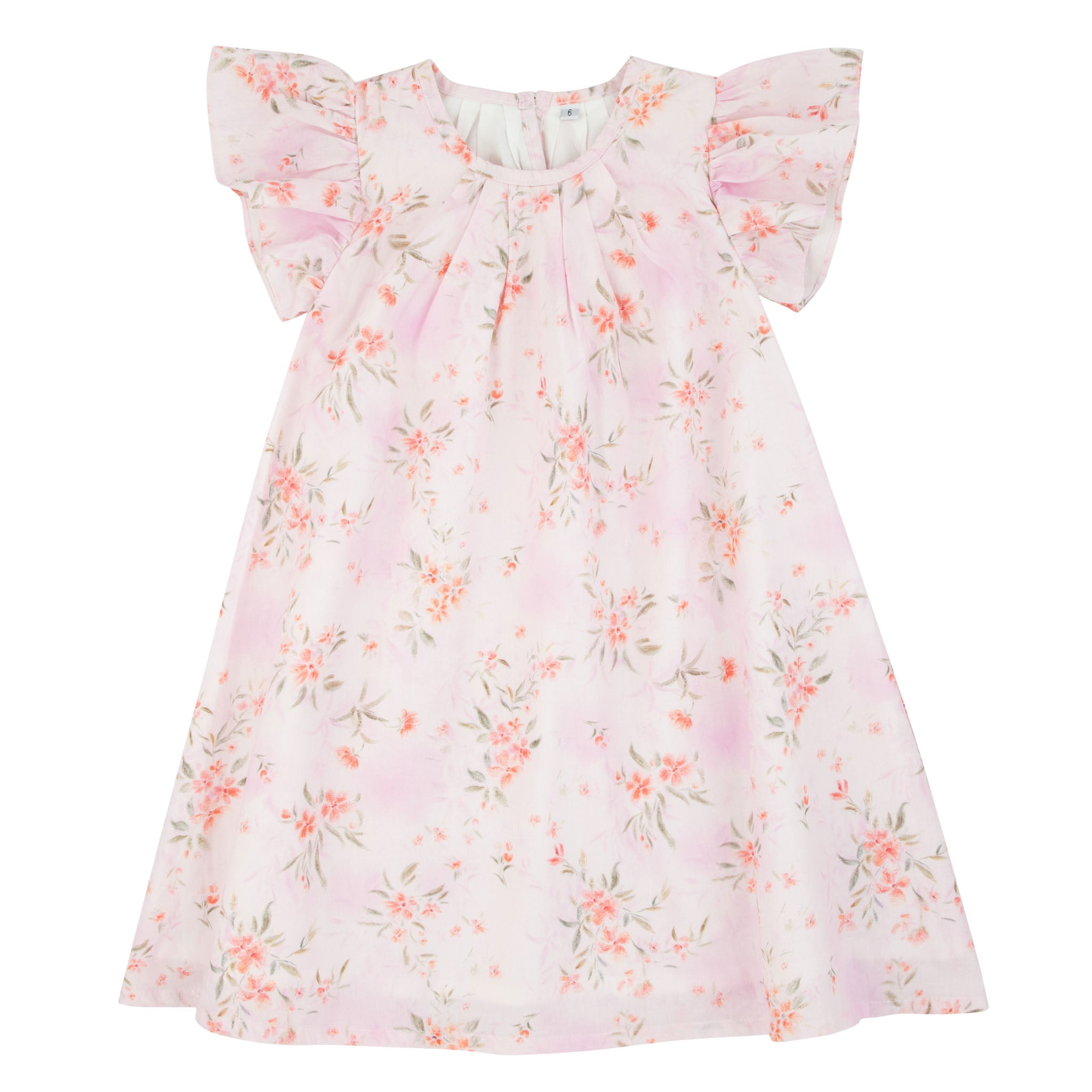Ra & Da Flutter Sleeve Dress - Flying Colors