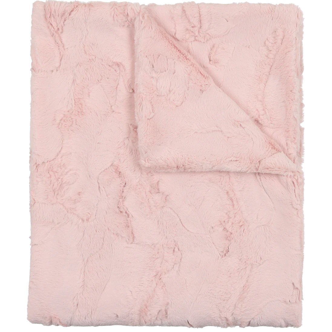 Peluche Mauve double sided lux fur blanket