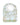 Atelier Choux In bloom blue satin bib