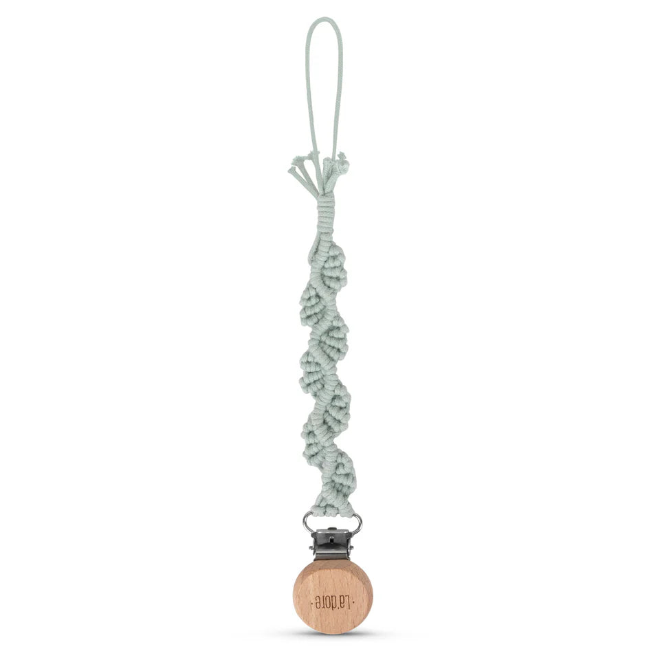 Adora Ivy Pacifier Clip - Graphite Adora Ivy Pacifier Clip - Graphite
