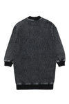 Denim black sweatshirt dress by Diesel