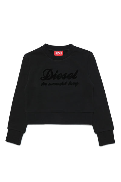 Black logo sweatshirt by Diesel
