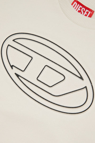 Embossed logo sweatshirt by Diesel