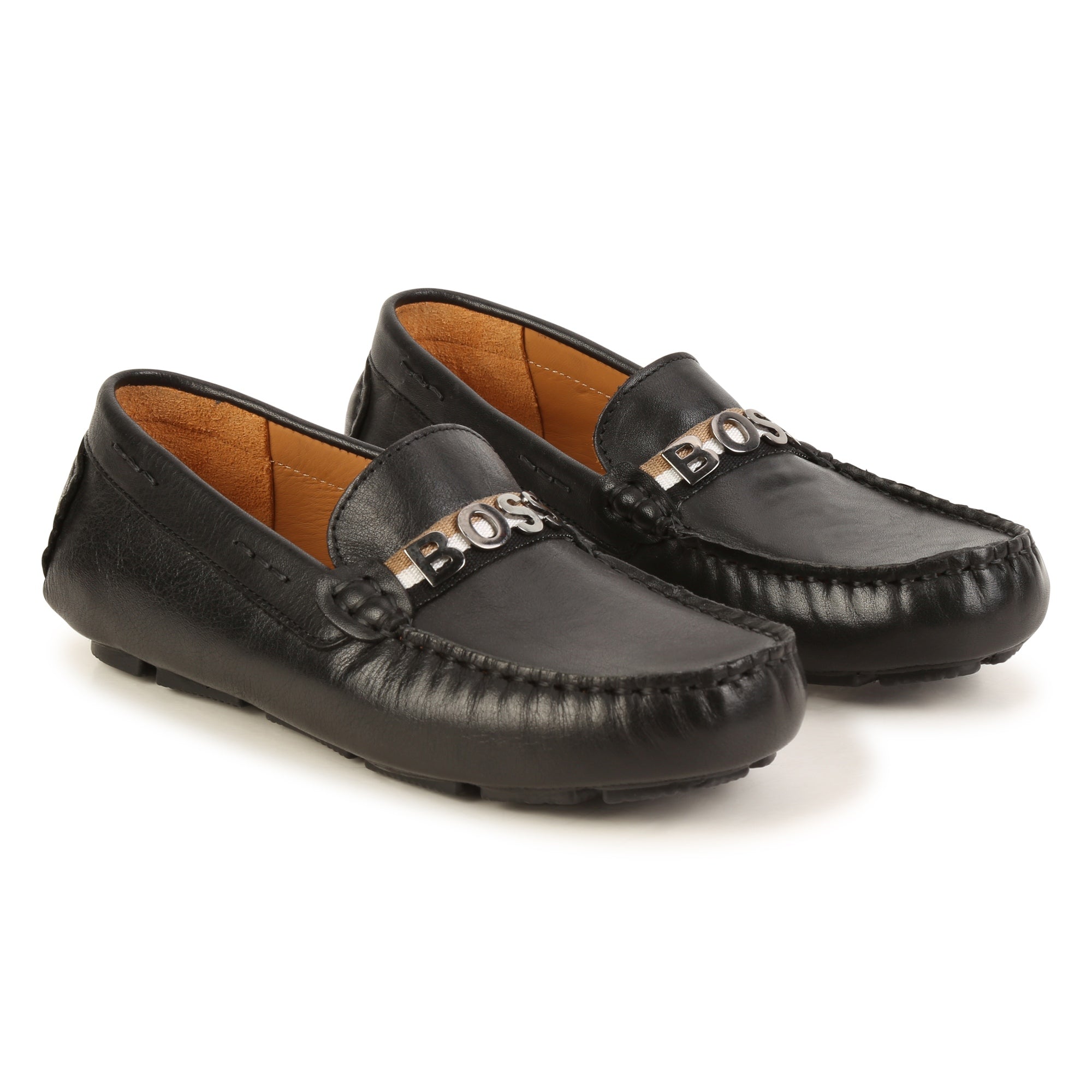 Tips Antibiotika Give Moccasin black loafers by Hugo Boss– Flying Colors