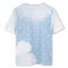 Cloud print t-shirt by Boss