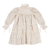 Cord flat pleat tiered babydoll dress by Petite Amalie