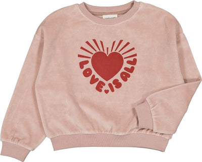 Love is all pink sweatshirt by Louis Louise