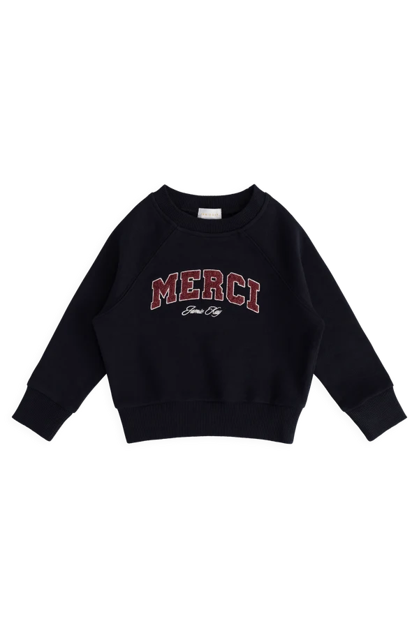 Jamie Kay Merci print sweatshirt