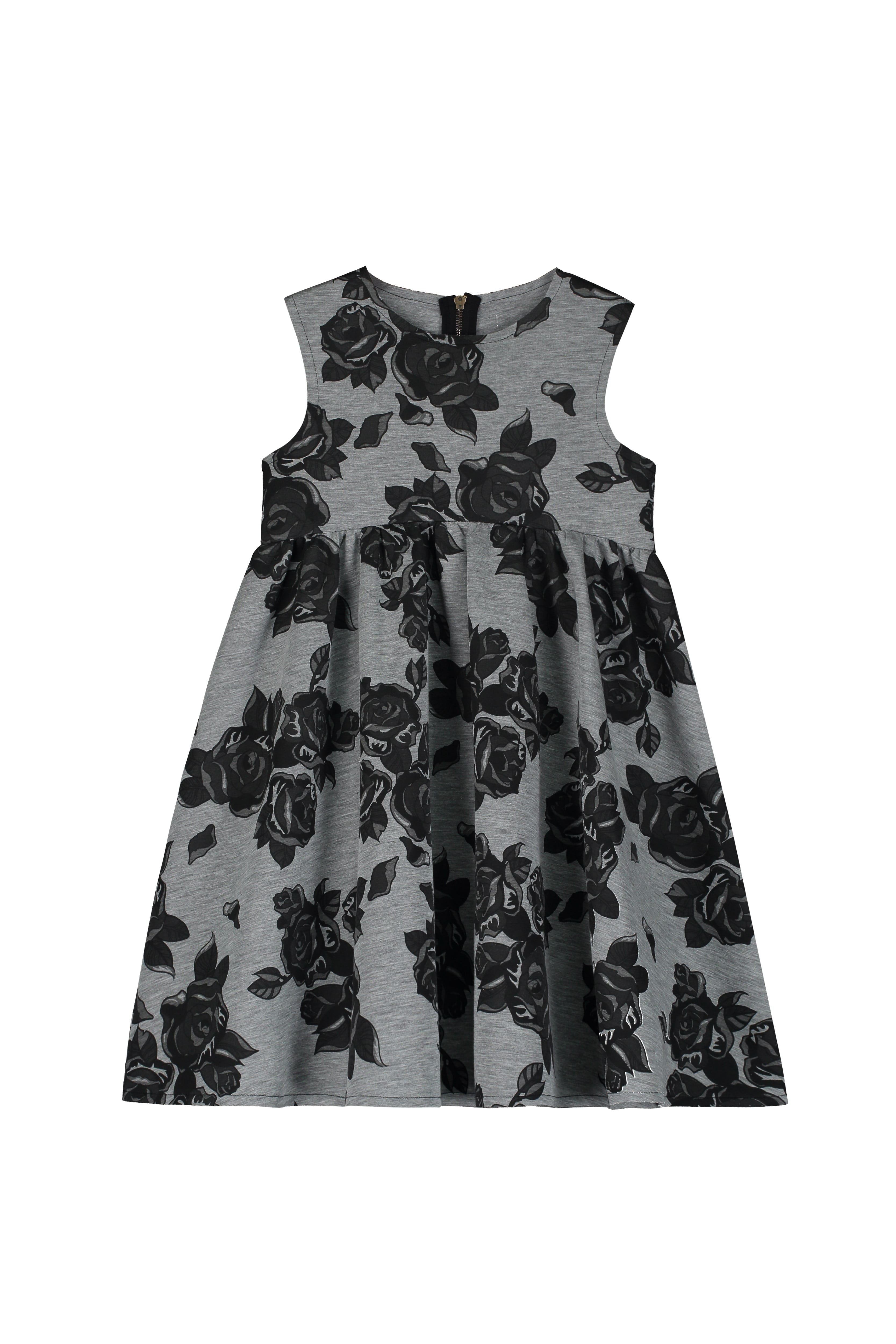Little Creative Factory Neoprene black flower dress