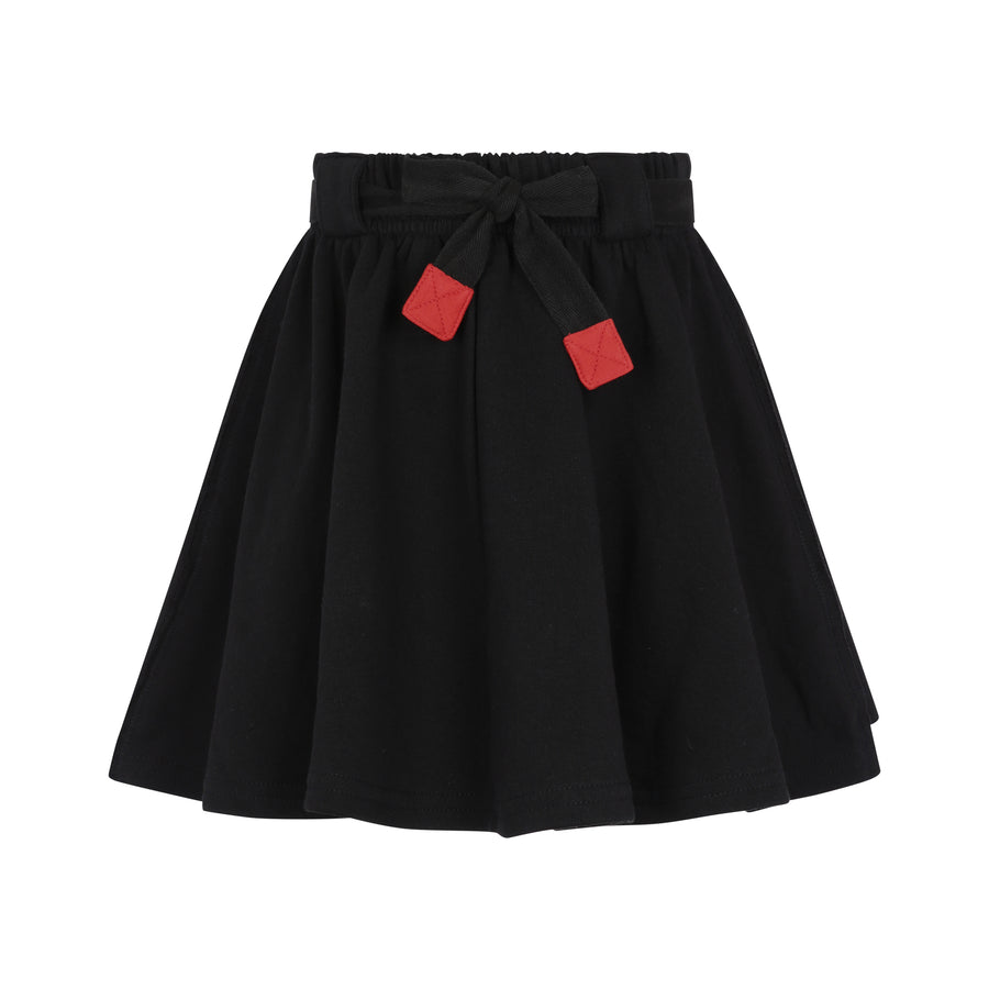 Drawstring Black Label Skirt by Little Parni