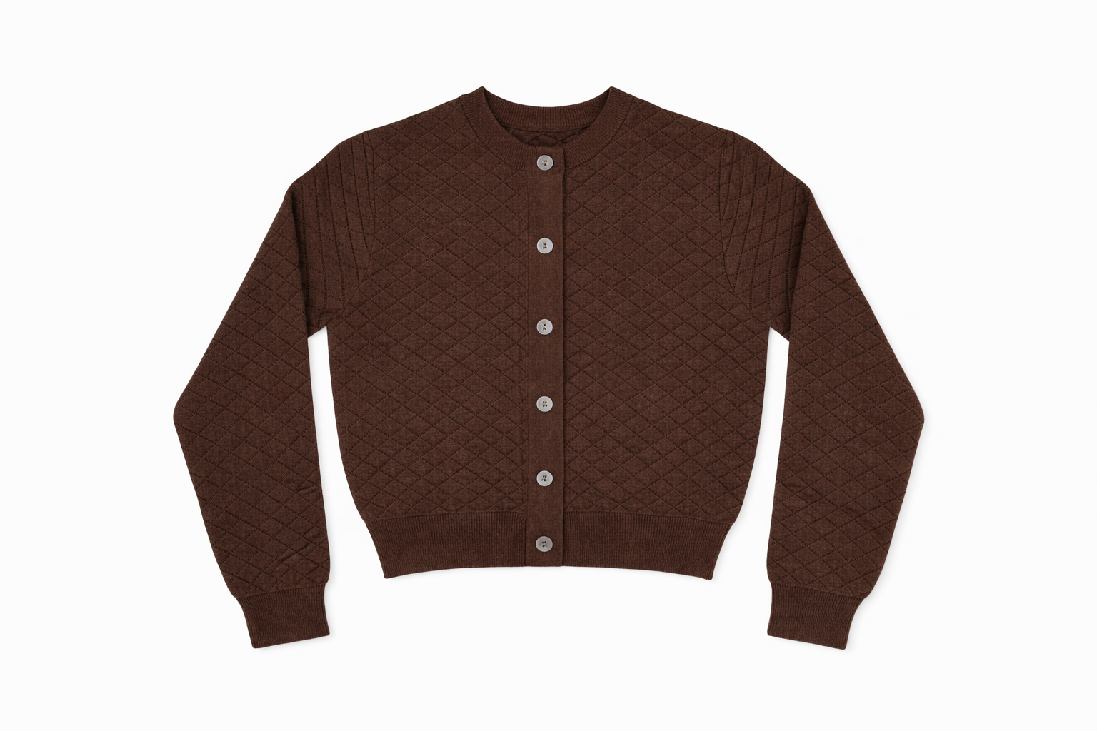 Soir Liliane chocolate cardigan