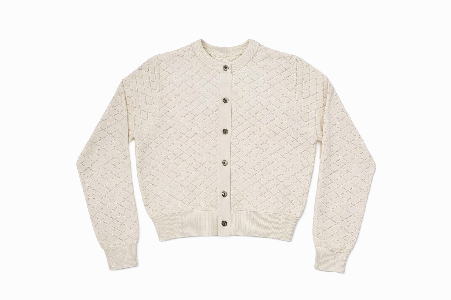 Soir Liliane oat milk cardigan