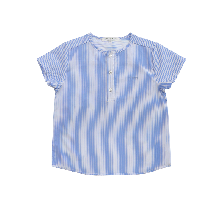 Blue stripe shirt by Little Parni