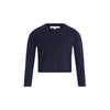 LP embossed navy cardigan by Little Parni