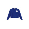 Royal blue cropped tee by Little Parni