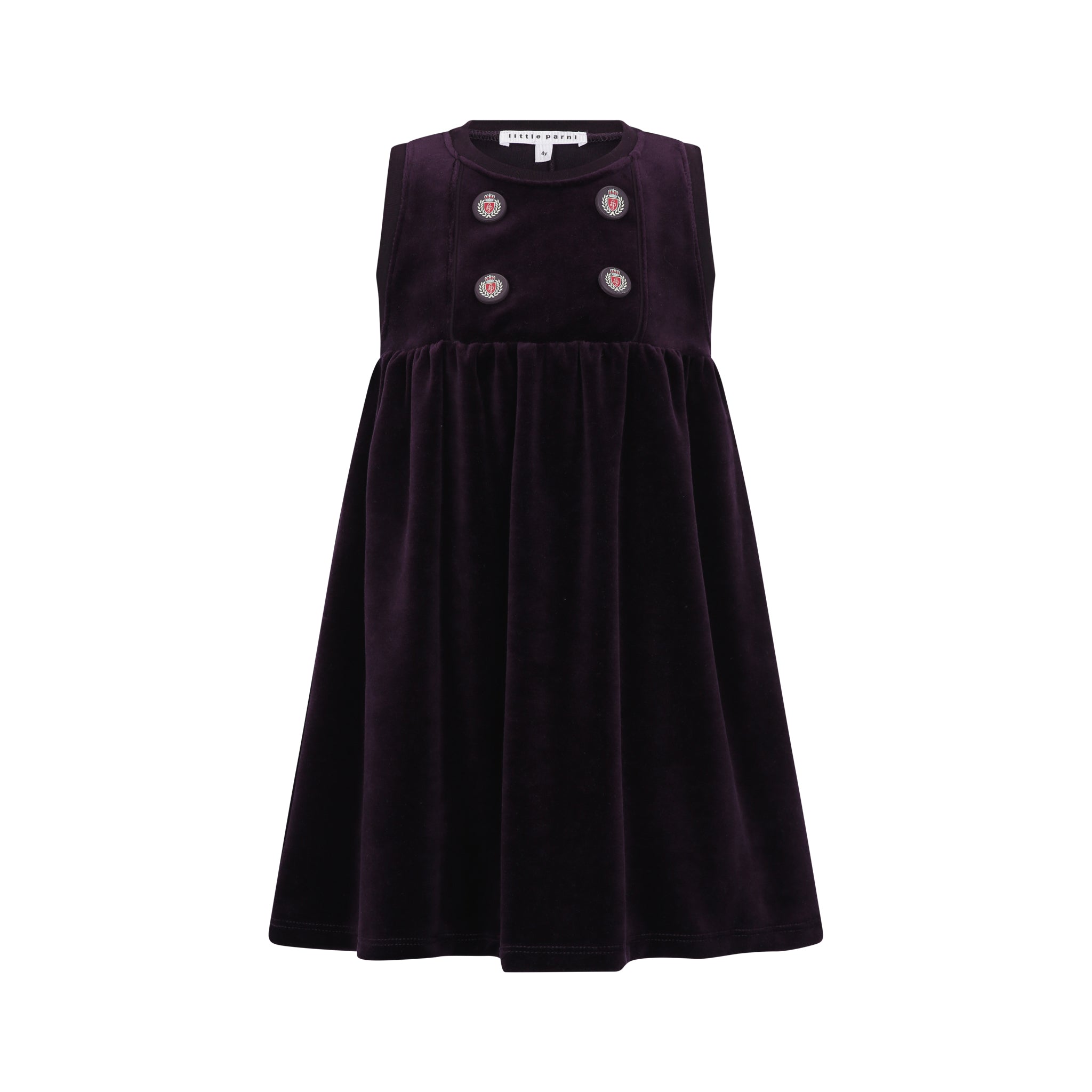 Velour plum jumper by Little Parni