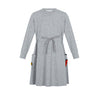 Pocket grey dress by Little Parni