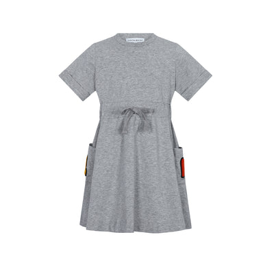 Pocket grey dress by Little Parni