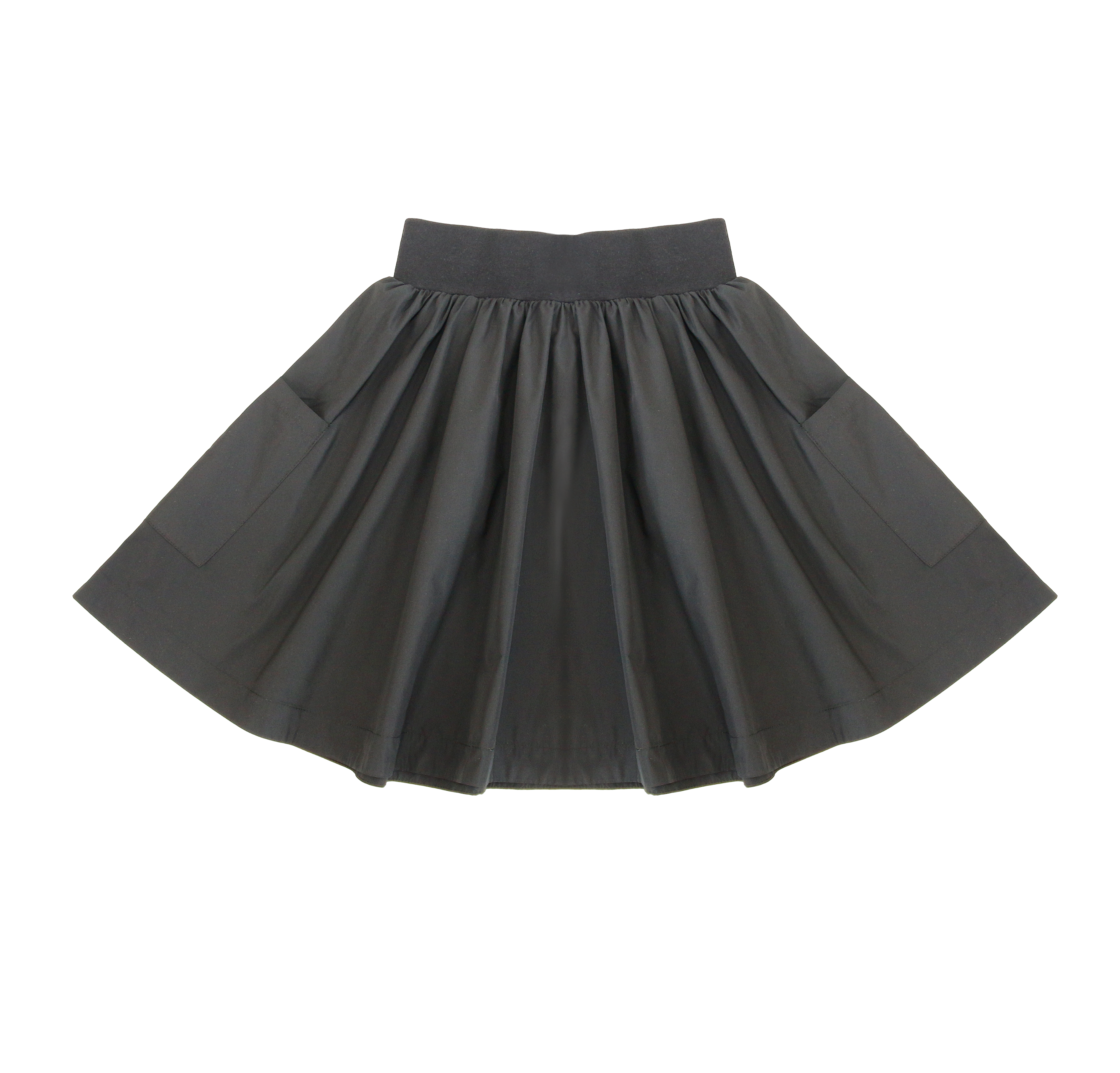 Little Parni Taffeta Black Skirt