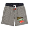 Navy stripe shorts by Kenzo