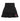 Little Parni doll patch tiered black skirt