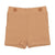 Camel knit shorts by Sweet Threads