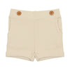 Off white knit shorts by Sweet Threads