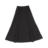 Paneled suede black skirt by Bamboo