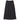 Kix Zipper pocket black denim skirt
