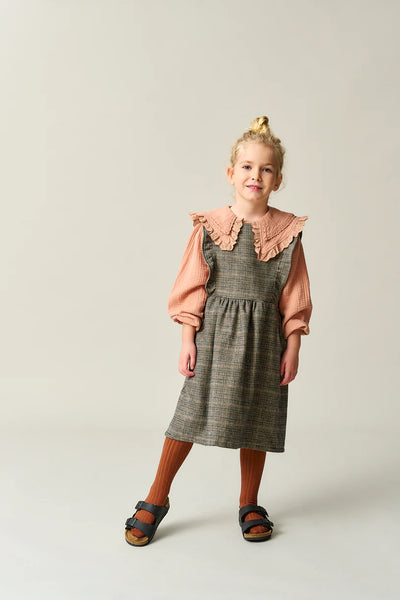 Enola plaid dress by My Little Cozmo