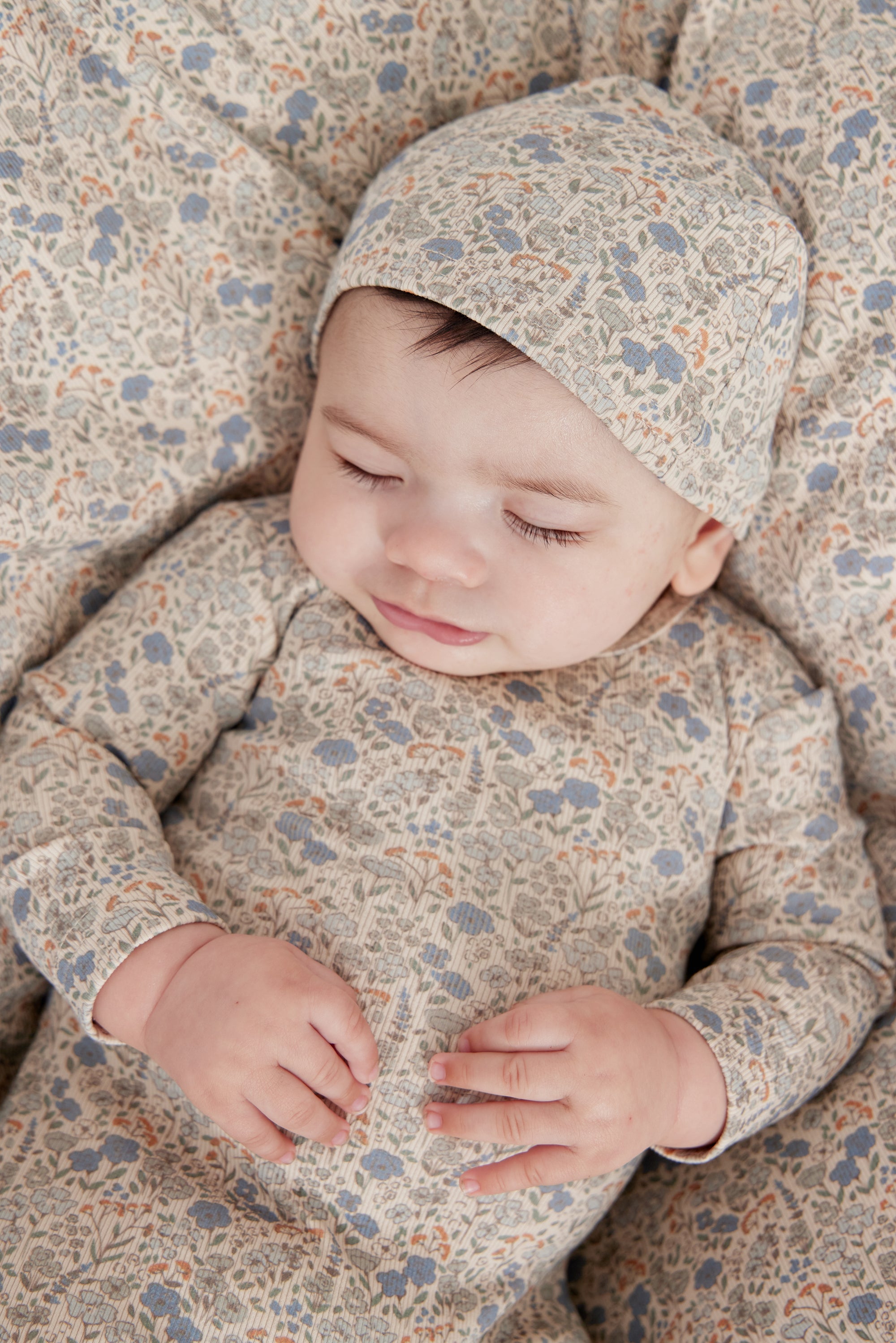 Kipp Floral Romper - Blue