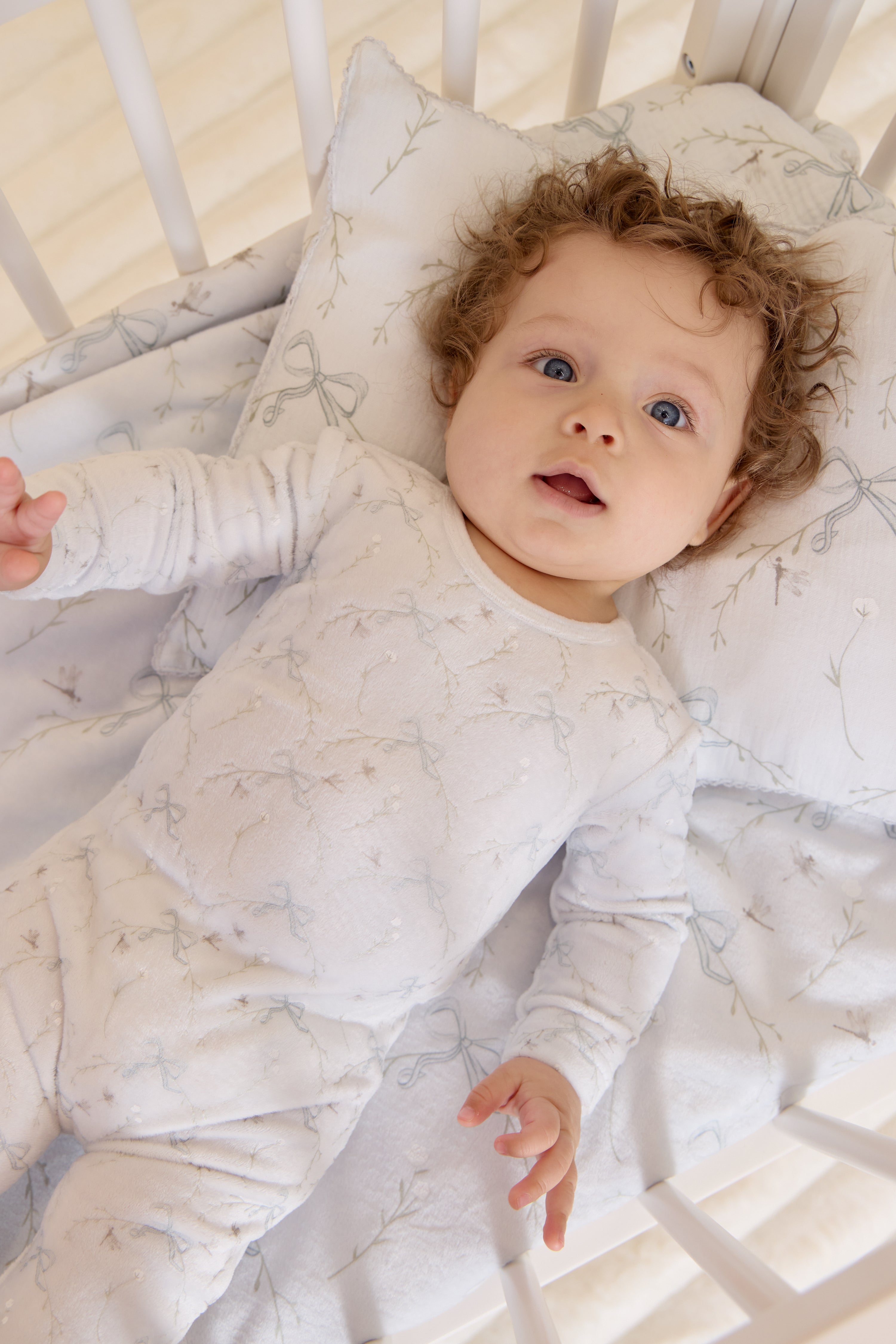 Kipp Baby Flying ribbons blue swaddle
