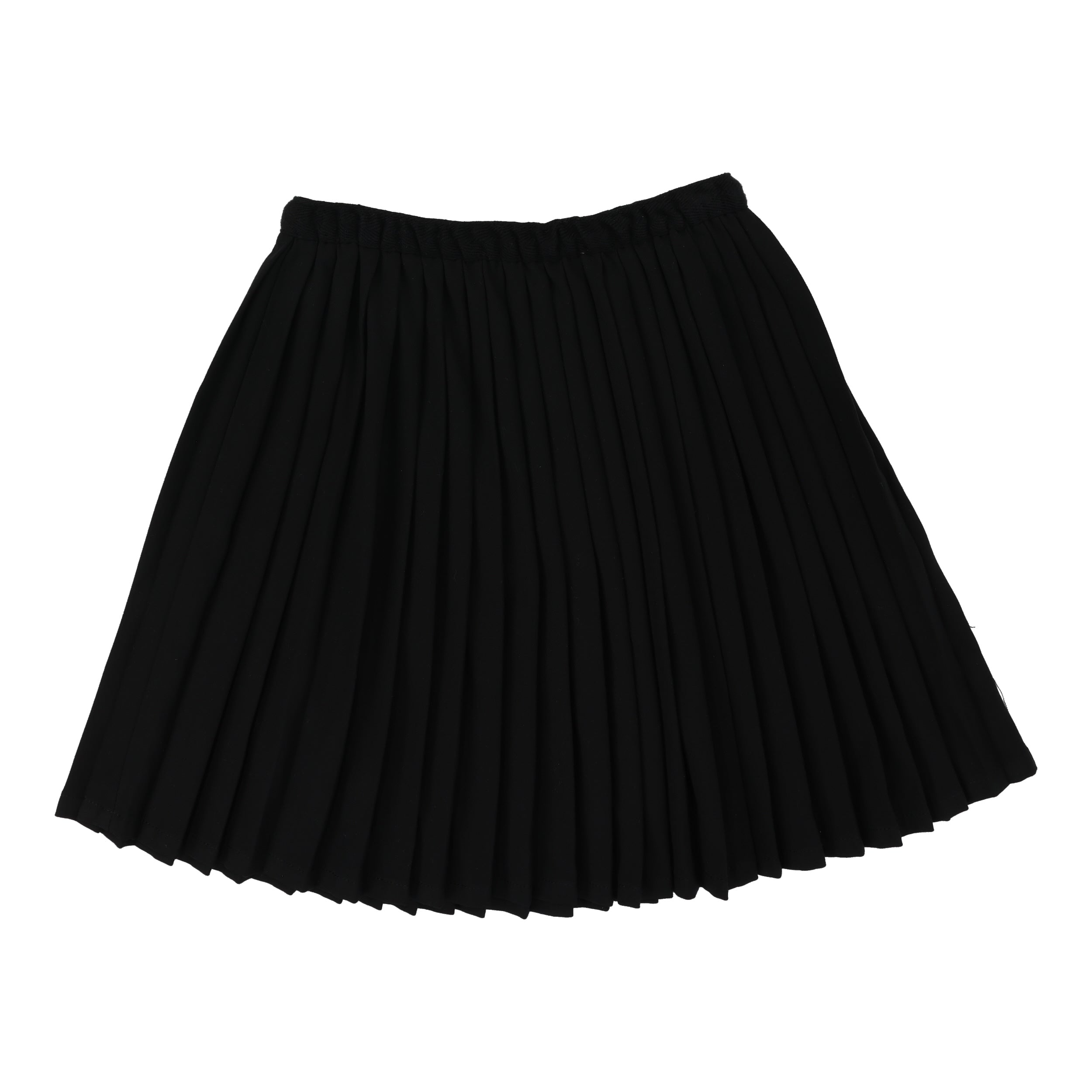 Lil Legs Knife pleated black skirt