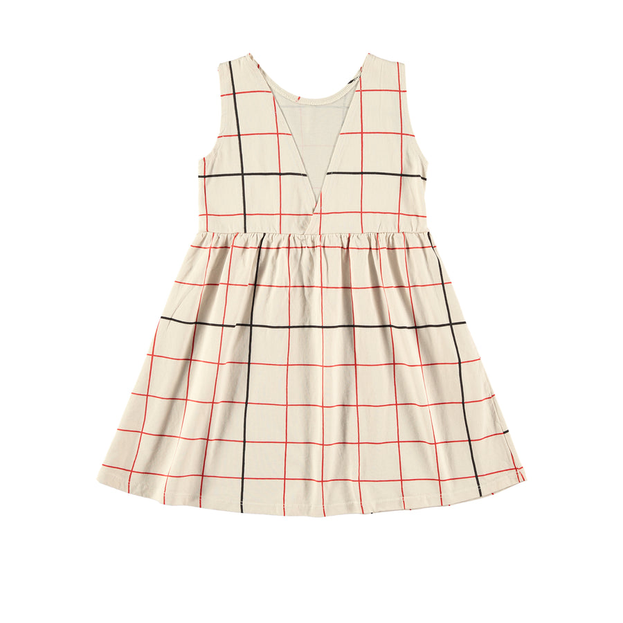 Grid red dress by Babyclic