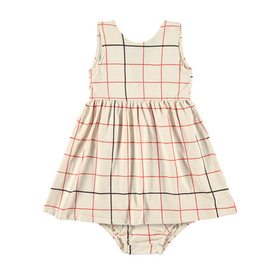 Grid red dress by Babyclic