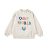 One world sweatshirt by Babyclic