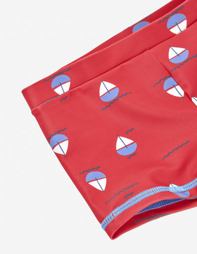 Boat print swim shorts by Losan