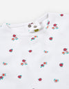 Printed flower tee by Losan